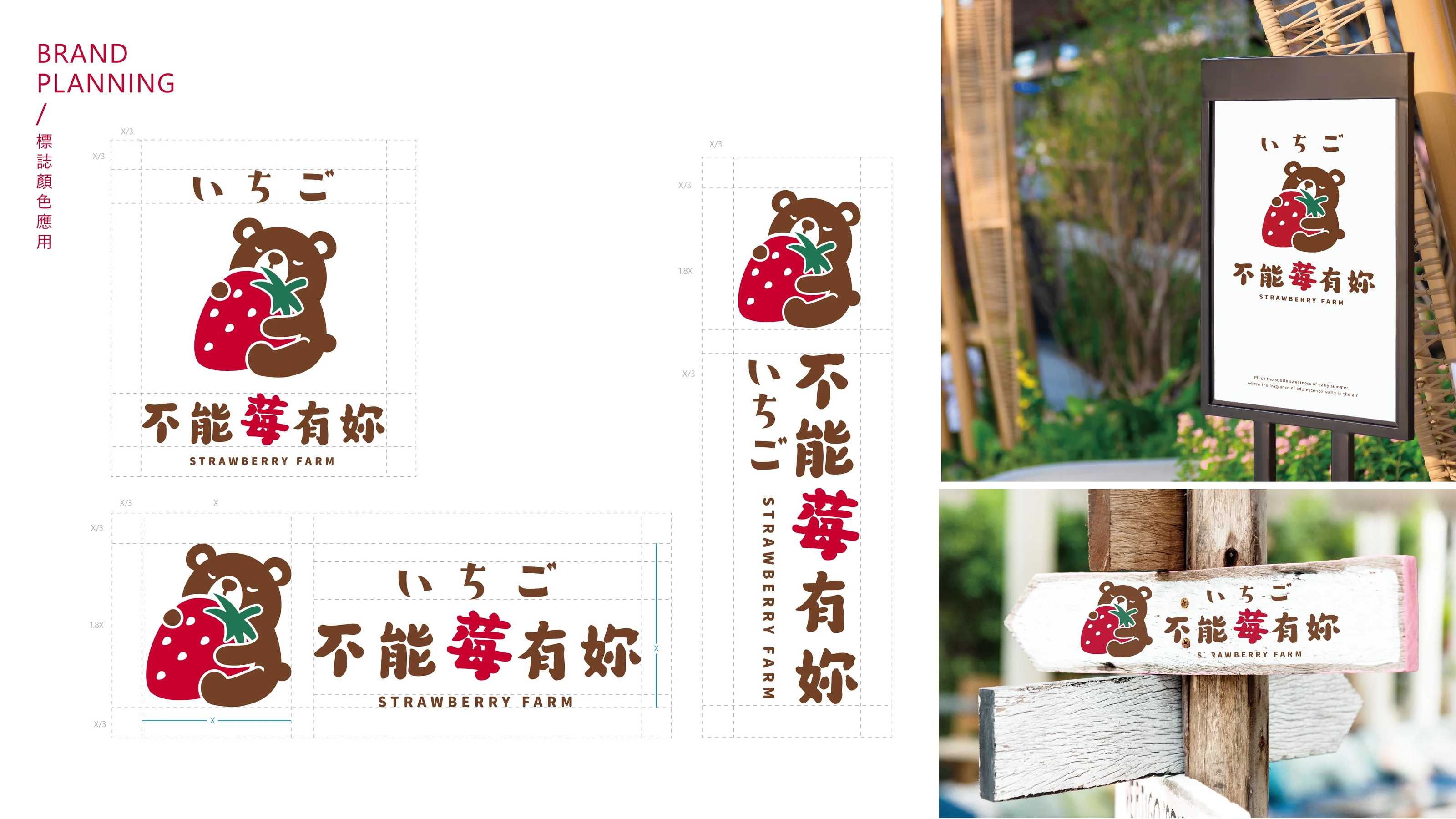 不能莓有妳 草莓園品牌識別與手提盒包裝 06