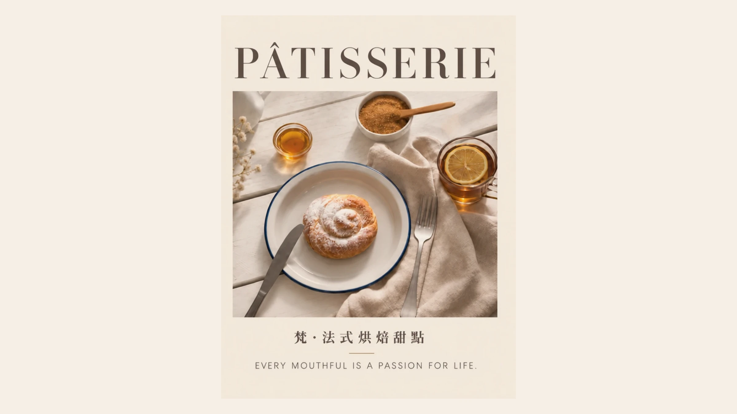 FÂN PÂTISSERIE 梵・法式烘焙甜點｜海報